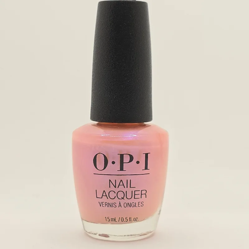 nail repair for monsoon-OPI NL S79 ROSY FUTURE