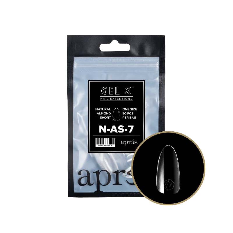 nail repair for mountain trips-APRES TIP BAG - 7 - NATURAL ALMOND SHORT