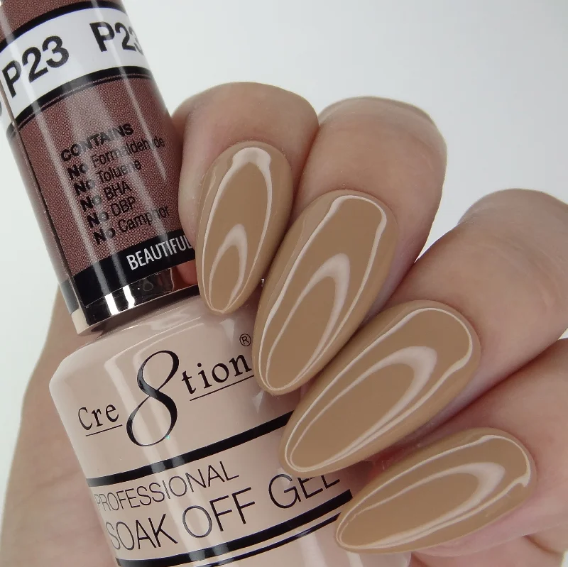 nail repair for busy moms-Cre8tion Gel - French Collection 0.5 oz P23