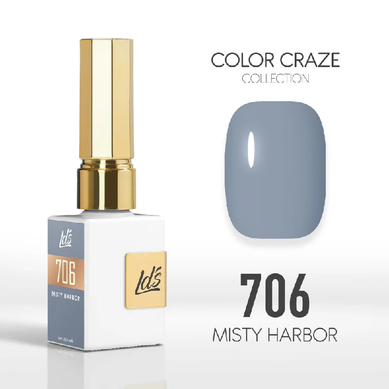 nail polish cleanup-LDS Color Craze Gel Nail Polish - 706 Misty Harbor - 0.5oz