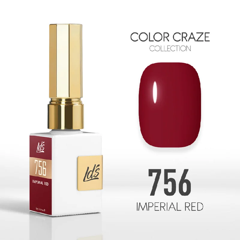 nail polish remover alternatives-LDS Color Craze Gel Nail Polish - 756 Imperial Red - 0.5oz Price