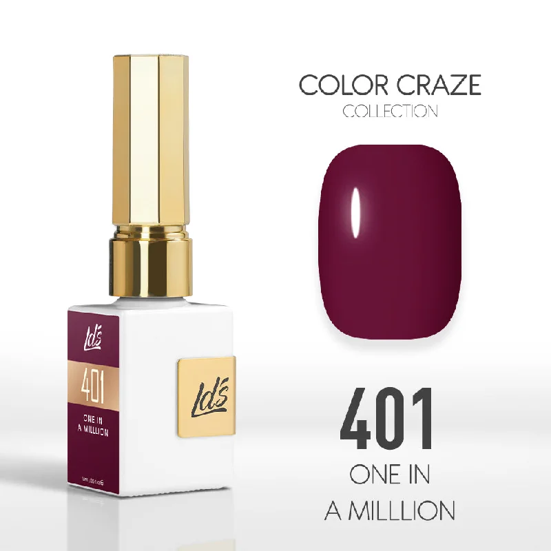 nail polish champagne fizz-LDS Color Craze Gel Nail Polish - 401 One in a Milllion - 0.5oz