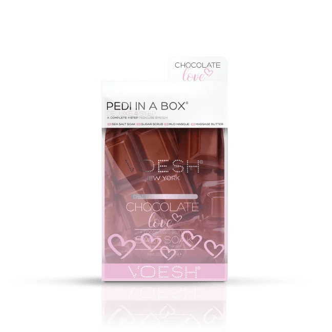 nail repair for nurses-VOESH Pedi In A Box Deluxe 4 Step | CHOCOLATE LOVE