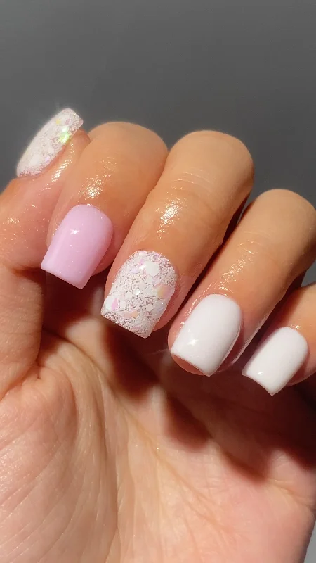 nail repair with protein-Dreaming Snow Flake