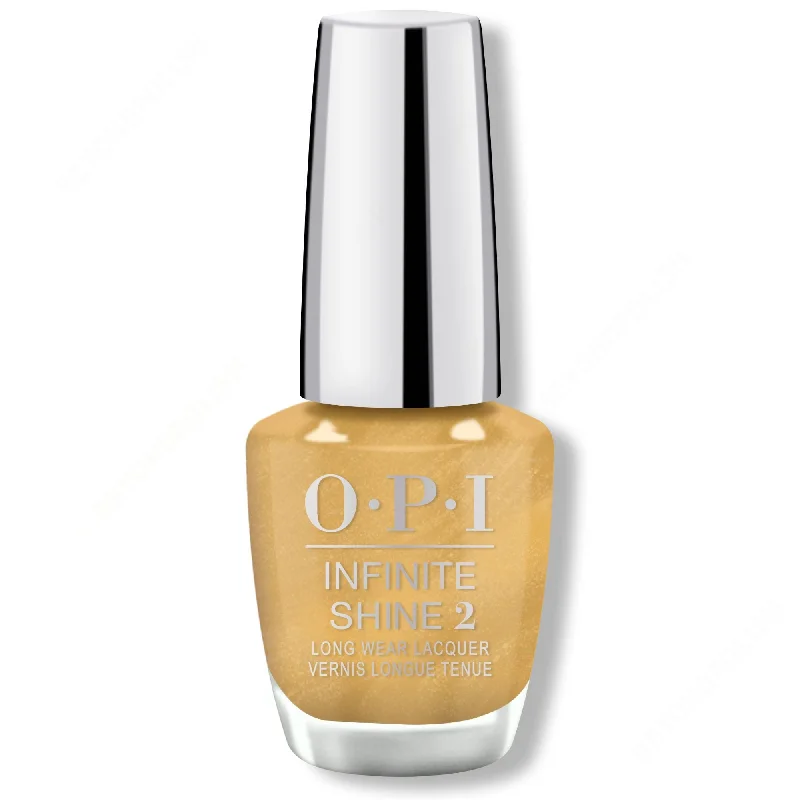 nail polish sunny day-OPI Infinite Shine - This Gold Sleighs Me - #HRM40