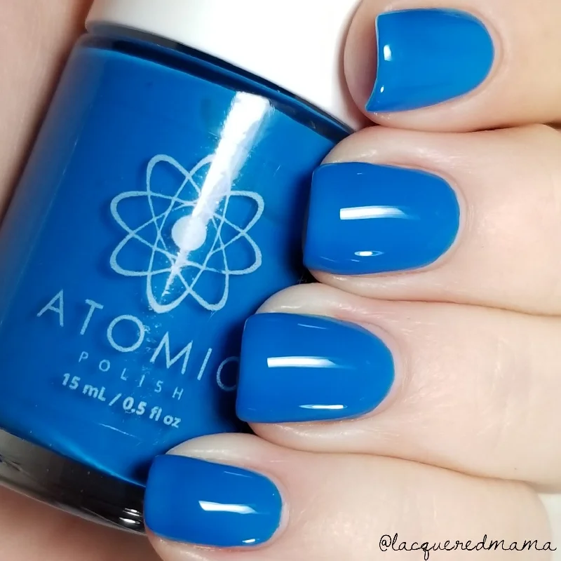 nail polish sculpted nails-Neon (Ne) Blue