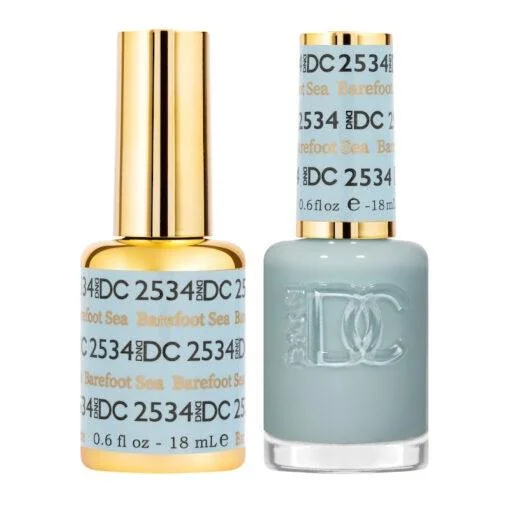 nail polish kawaii pastel-DC GEL 2534 BAREFOOT SEA