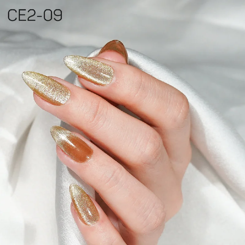 Nail art decoration spikes-LAVIS Cat Eyes CE2 - 09 - Gel Polish 0.5 oz - Under The Sea Collection