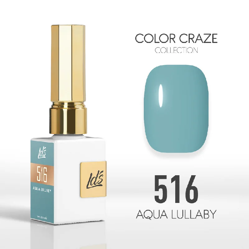 nail polish cream beige-LDS Color Craze Gel Nail Polish - 516 Aqua Lullaby - 0.5oz