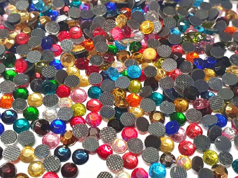 Nail rhinestone office style-Hotfix Rhinestones Mix Colours