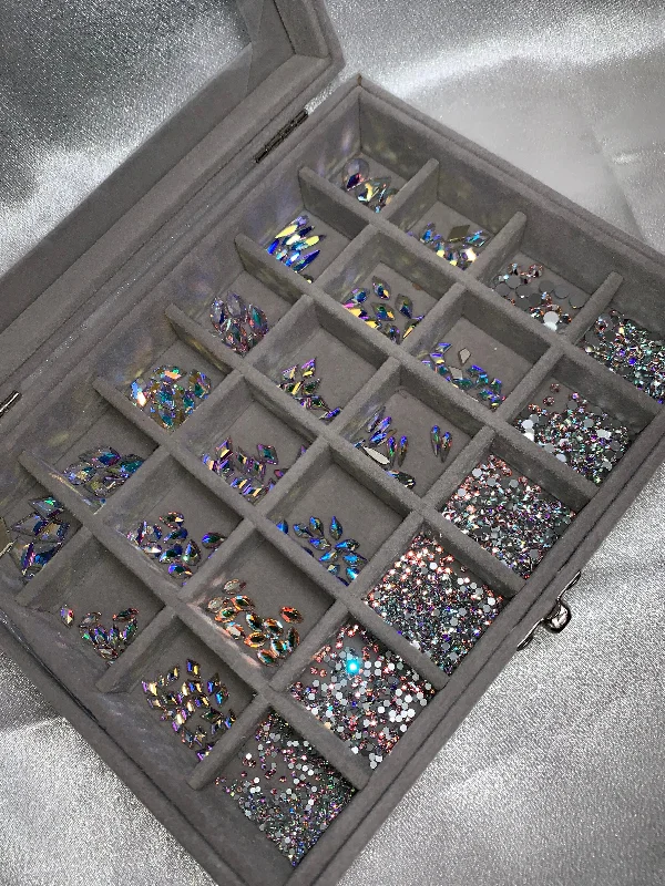 Nail rhinestone seasonal sales-Swarovski ab crystal collection