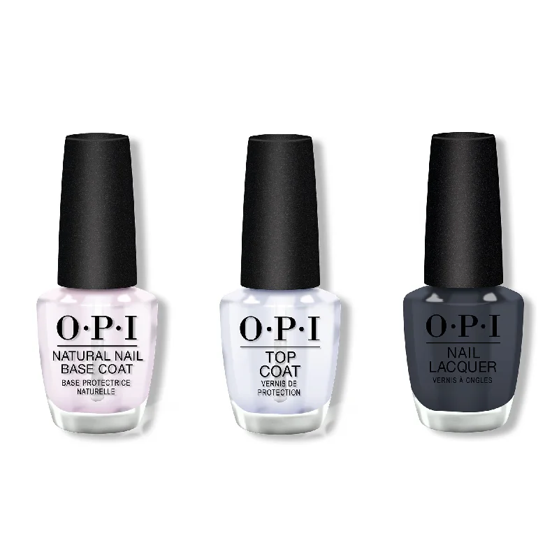 nail polish personalized-OPI - Nail Lacquer Combo - Base, Top & Rub-a-Pub-Pub 0.5 oz - #NLU18