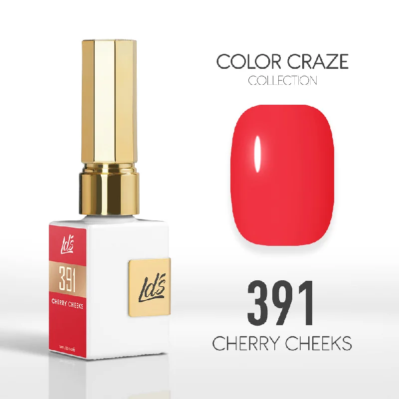 nail polish groovy vibe-LDS Color Craze Gel Nail Polish - 391 Cherry Cheeks - 0.5oz