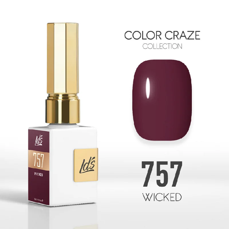 nail polish strengthening-LDS Color Craze Gel Nail Polish - 757 Wicked - 0.5oz