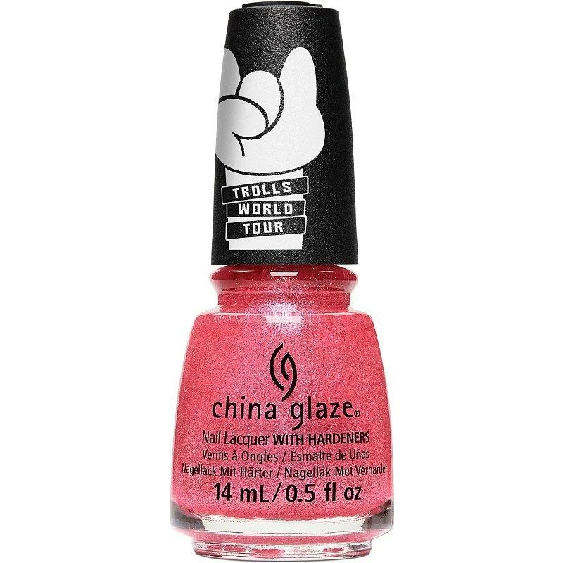 nail polish 3D effect-China Glaze - Pink-In-Poppy 0.5 oz - #84824