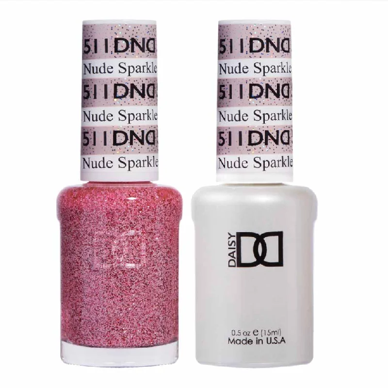 nail polish celebration set-Duo Gel - 511 Nude Sparkle