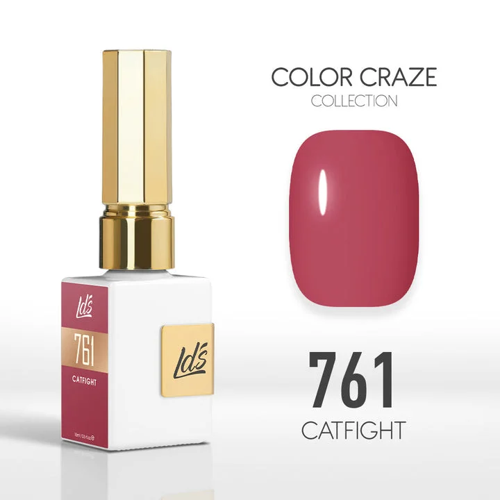 nail polish low odor-LDS Color Craze Gel Nail Polish - 761 Catfight - 0.5oz