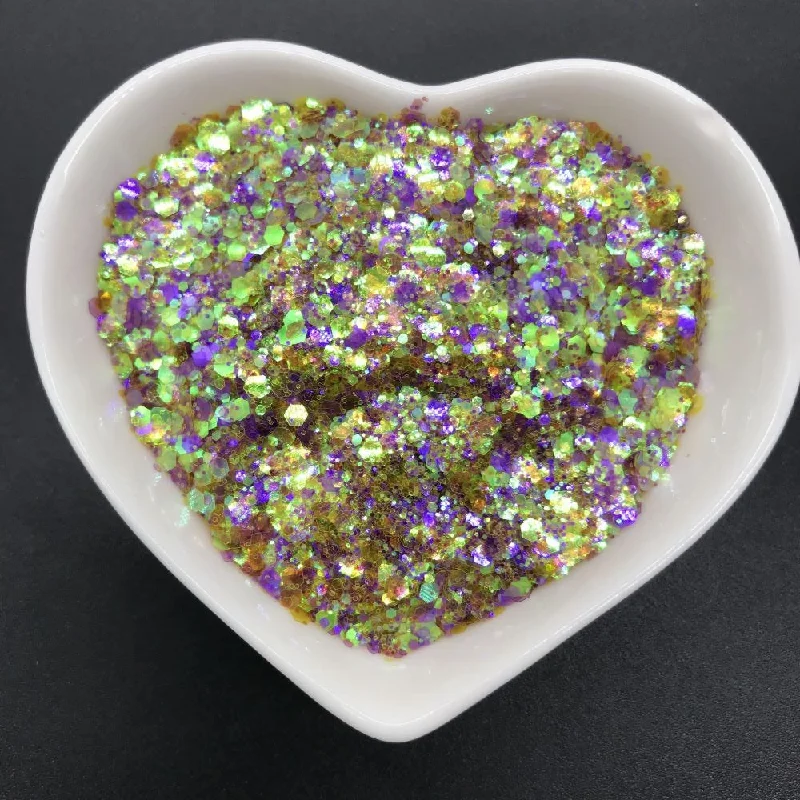 Nail art decoration powder-Wholesale Bulk Eyeshadow Glitter Ultra Thin Sequins PET Material Glitter 2kg