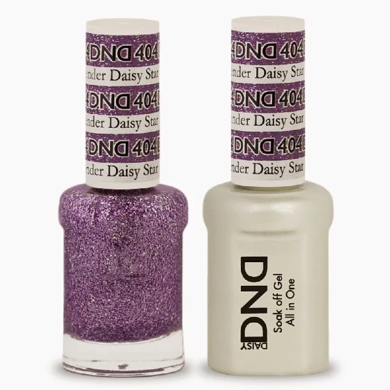 nail polish smile pink-Duo Gel - 404 Lavender Daisy Star