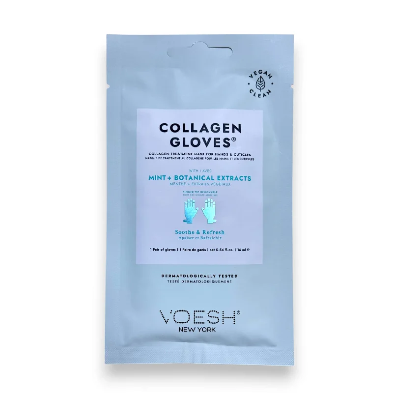 nail repair with nail repair barrier-VOESH Collagen Gloves - Mint - Botanical Extracts