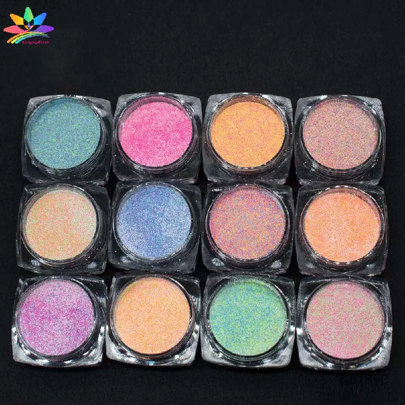 Nail art decoration durable-Candy Powder mix fine Glitter Wholesale for nails decorating and printing