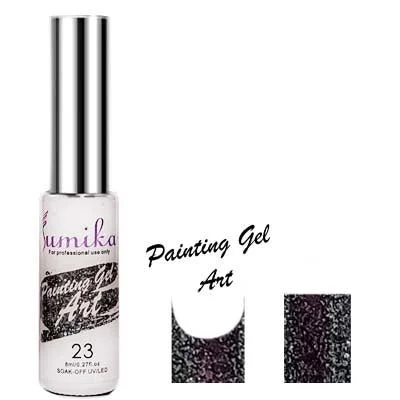 nail polish ruby red-Sumika Painting Gel Art #23 (0.27oz - 8ml)