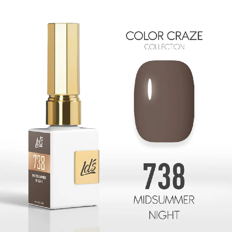 nail polish glossy finish-LDS Color Craze Gel Nail Polish - 738 Midsummer Night - 0.5oz