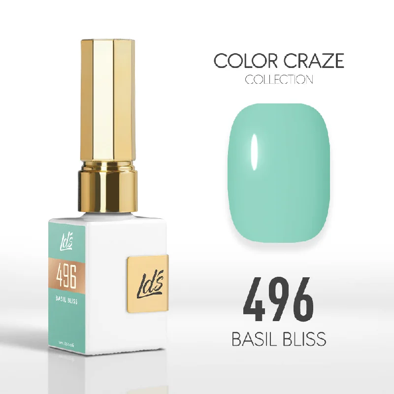 nail polish high pigment-LDS Color Craze Gel Nail Polish - 496 Basil Bliss - 0.5oz