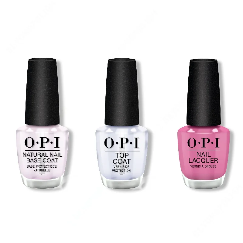 nail polish aurora borealis-OPI - Nail Lacquer Combo - Base, Top & Arigato from Tokyo 0.5 oz - #NLT82