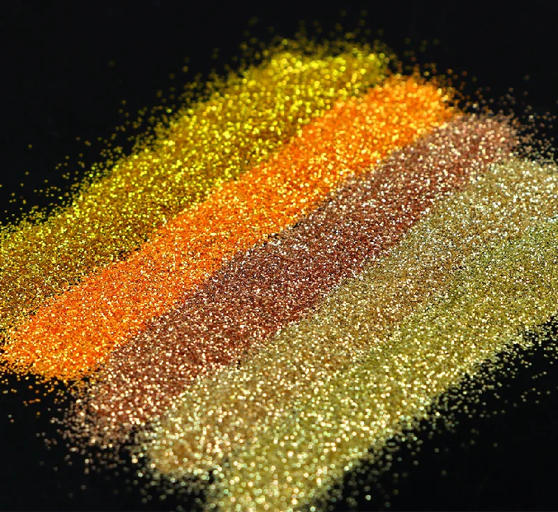 Nail art decoration budget-Wholesale bulk extra fine glitter powder gold color Chunky glitter for nail decoration