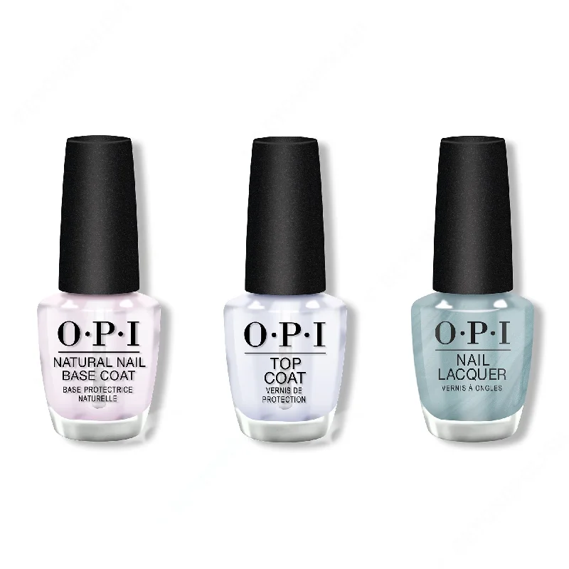 nail polish holiday designs-OPI - Nail Lacquer Combo - Base, Top & Two Pearls in a Pod 0.5 oz - #NLE99