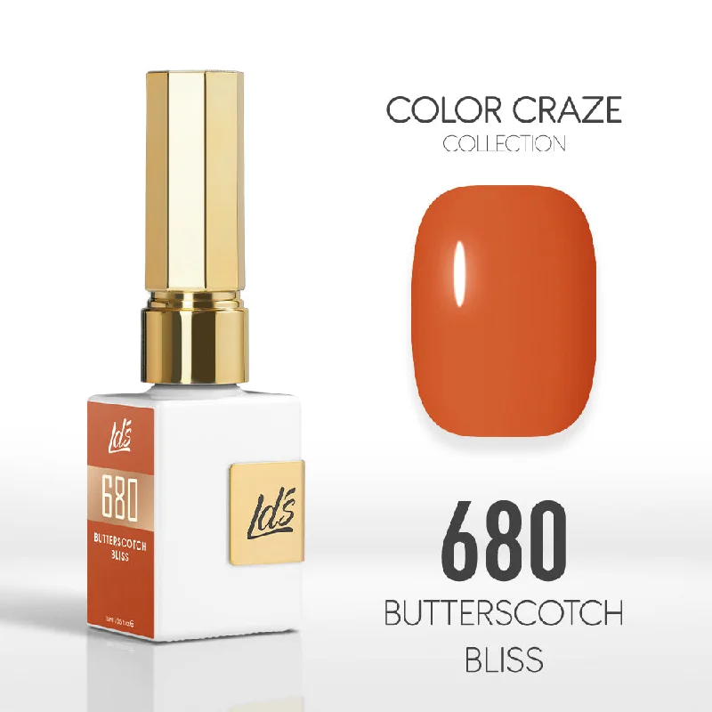 nail polish salon quality-LDS Color Craze Gel Nail Polish - 680 Butterscotch Bliss - 0.5oz