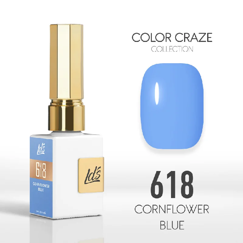 nail polish drugstore finds-LDS Color Craze Gel Nail Polish - 618 Cornflower Blue - 0.5oz