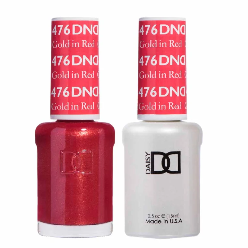 nail polish sunrise pink-Duo Gel - 476 Gold in Red