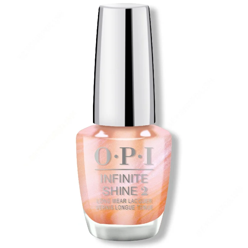 nail polish sunflower yellow-OPI Infinite Shine - Coral Chroma - #ISLSR1