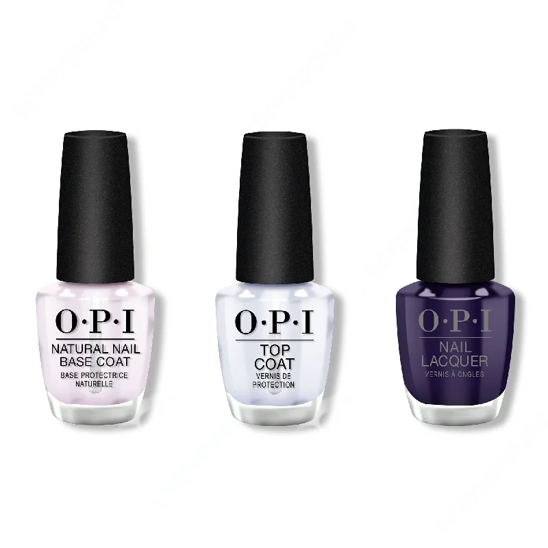 nail polish fluorescent-OPI - Nail Lacquer Combo - Base, Top & OPI...Eurso Euro 0.5 oz - #NLE72