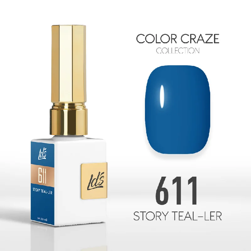 nail polish copper tones-LDS Color Craze Gel Nail Polish - 611 Story Teal-ler - 0.5oz