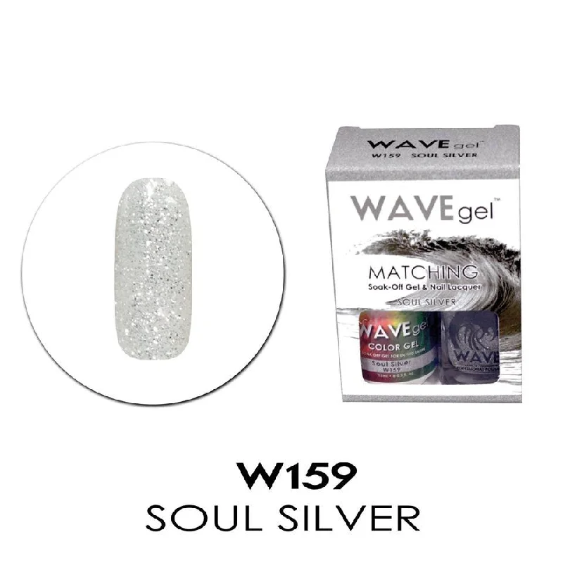 nail polish designs-Matching -Soul Silver W159