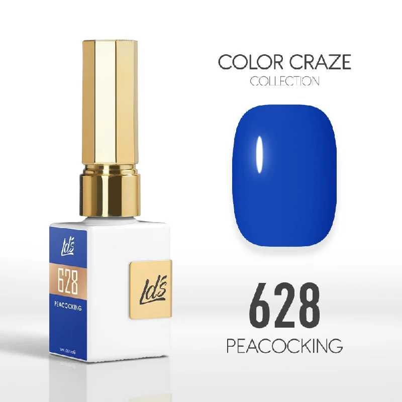 nail polish metallic shades-LDS Color Craze Gel Nail Polish - 628 Peacocking - 0.5oz