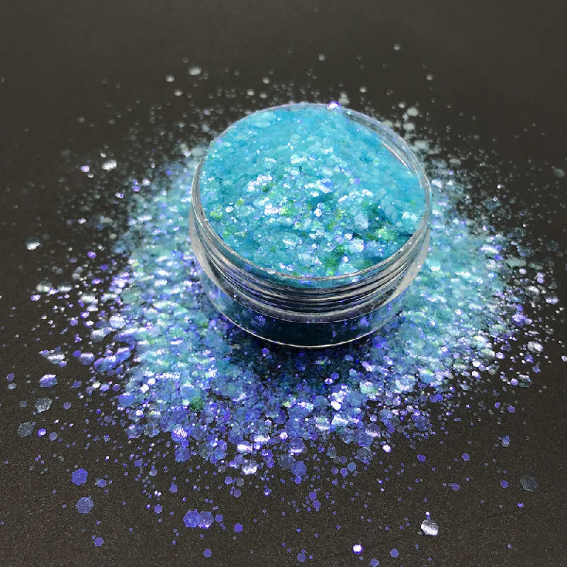 Nail art decoration chains-Wholesale cosmetic loose glitter opal glitter bulk glitter for arts and crafts