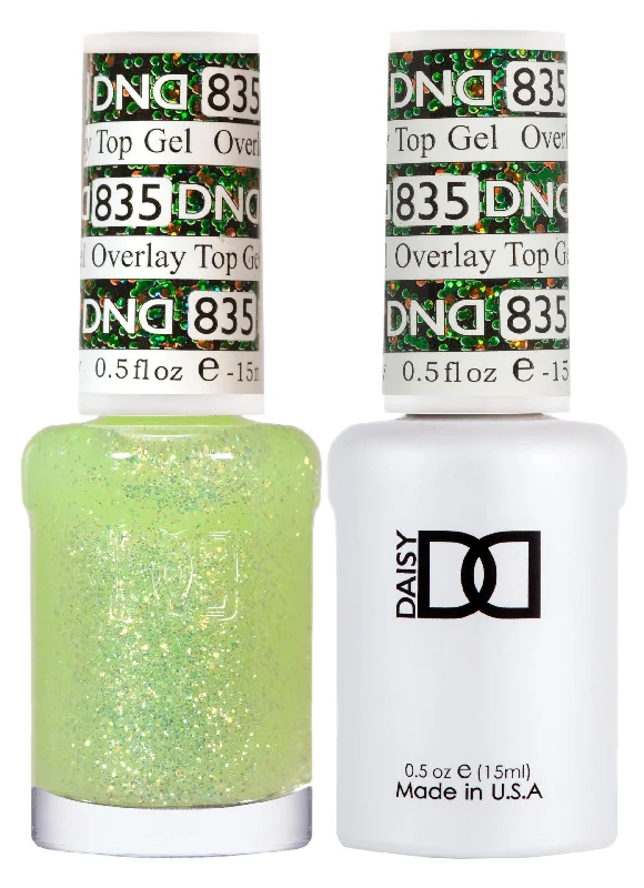 nail polish sunburst-DND 835 Overlay Top Gel Duo