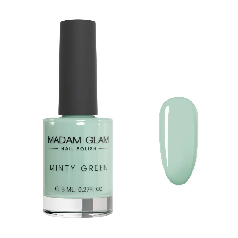 nail polish TikTok trends-Minty Green