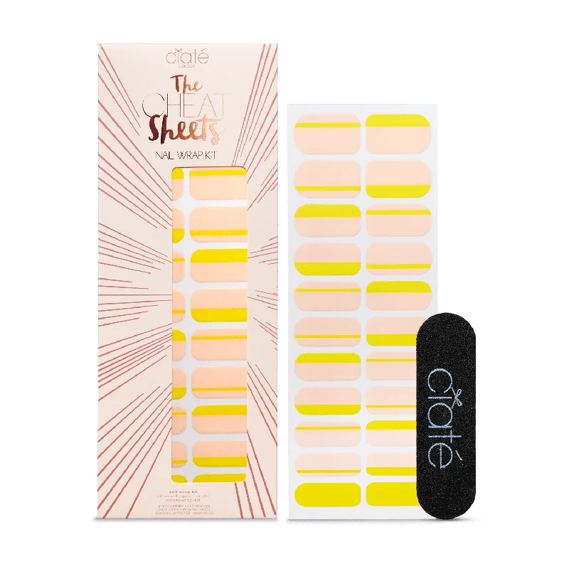 nail polish mini bottles-Cheat Sheets Nail Wrap Kit - So Electric