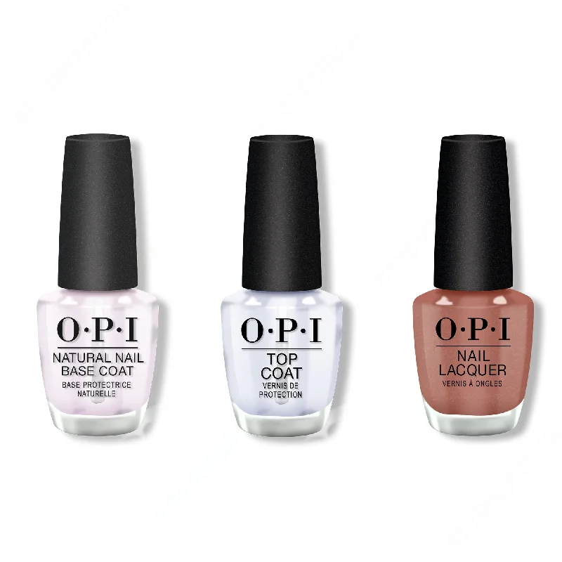 nail polish futuristic-OPI - Nail Lacquer Combo - Base, Top & Made It To The Seventh Hills! 0.5 oz - #NLL15