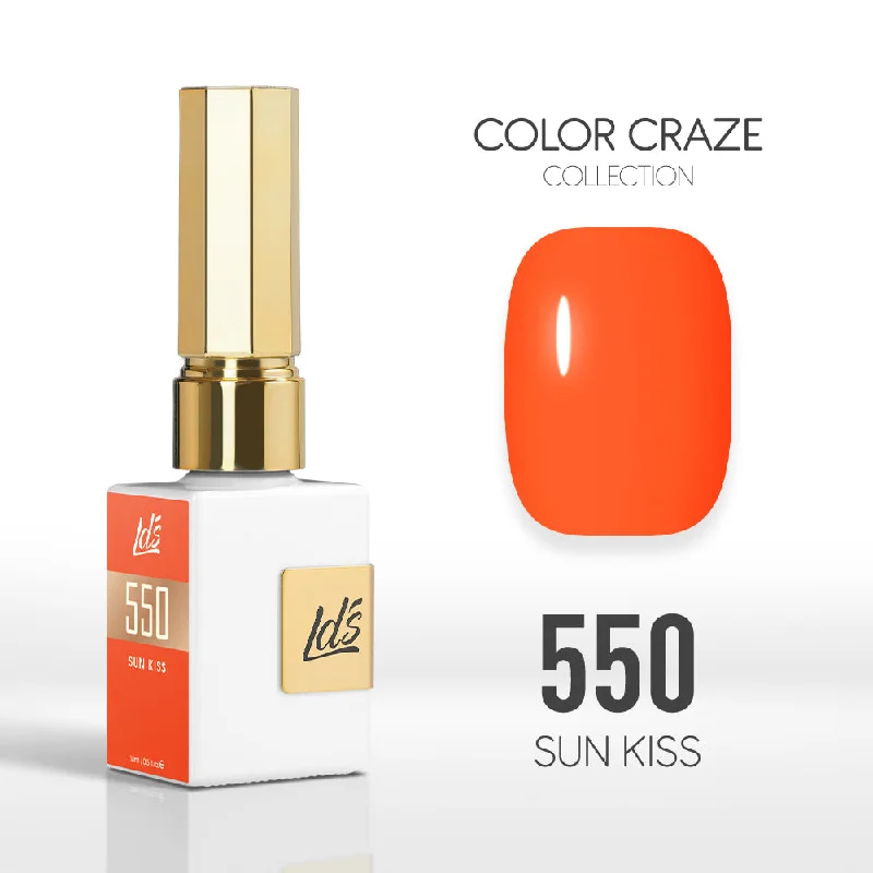 nail polish futuristic-LDS Color Craze Gel Nail Polish - 550 Sun Kiss - 0.5oz