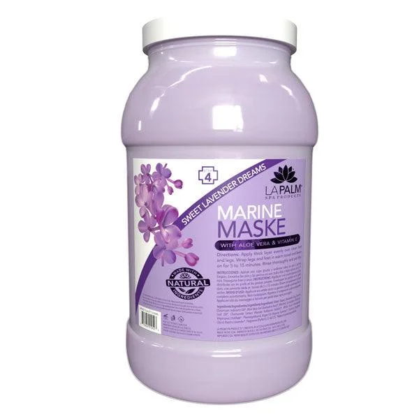 nail repair with nail repair finish-Lapalm Spa Marine Mask Gallon - Sweet Lavender Dreams