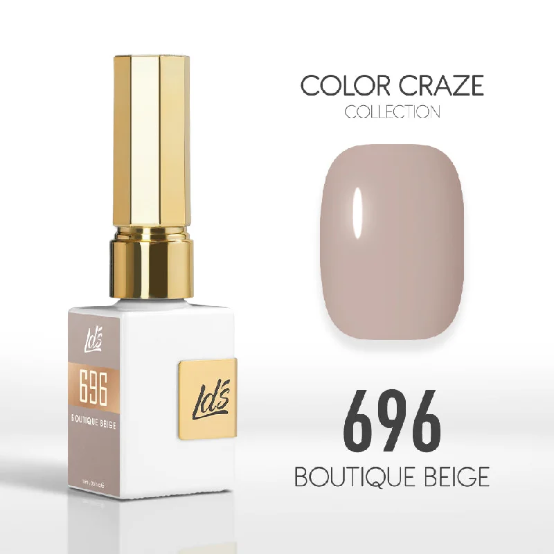 nail polish high shine-LDS Color Craze Gel Nail Polish - 696 Boutique Beige - 0.5oz