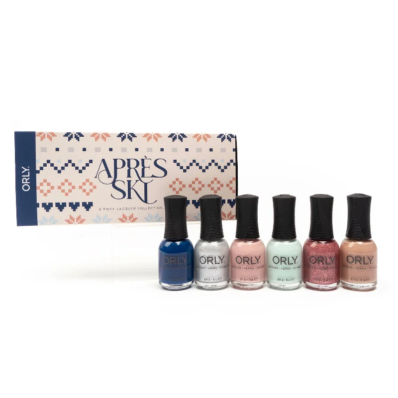 nail polish water-based-ORLY Après Ski 6 Piece Nail Polish Collection