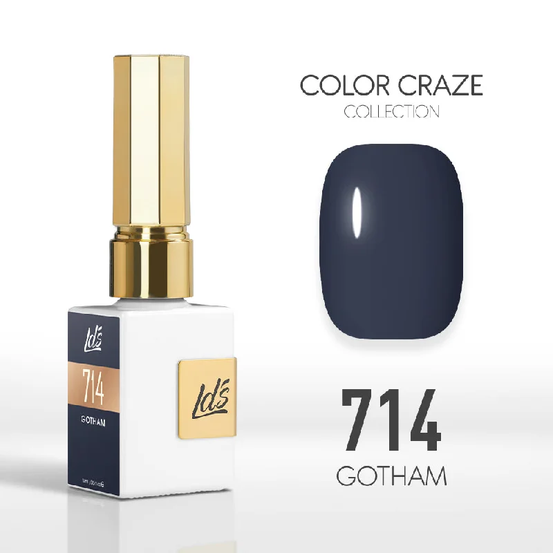 nail polish matching sets-LDS Color Craze Gel Nail Polish - 714 Gotham - 0.5oz