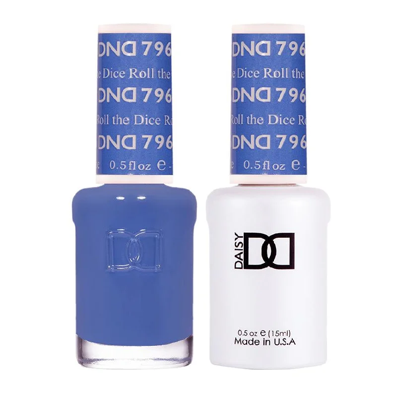 nail polish marshmallow white-Dnd Gel 796 Roll The Dice